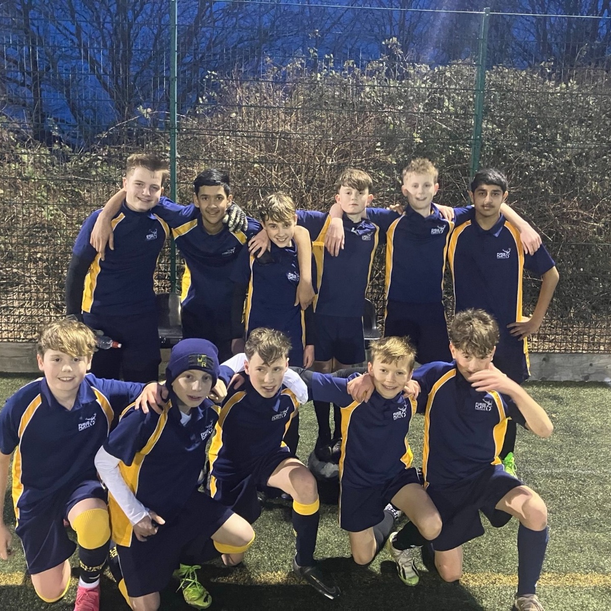 Furze Platt Senior School Year 8 Boys' Football team beat Cox Green 20